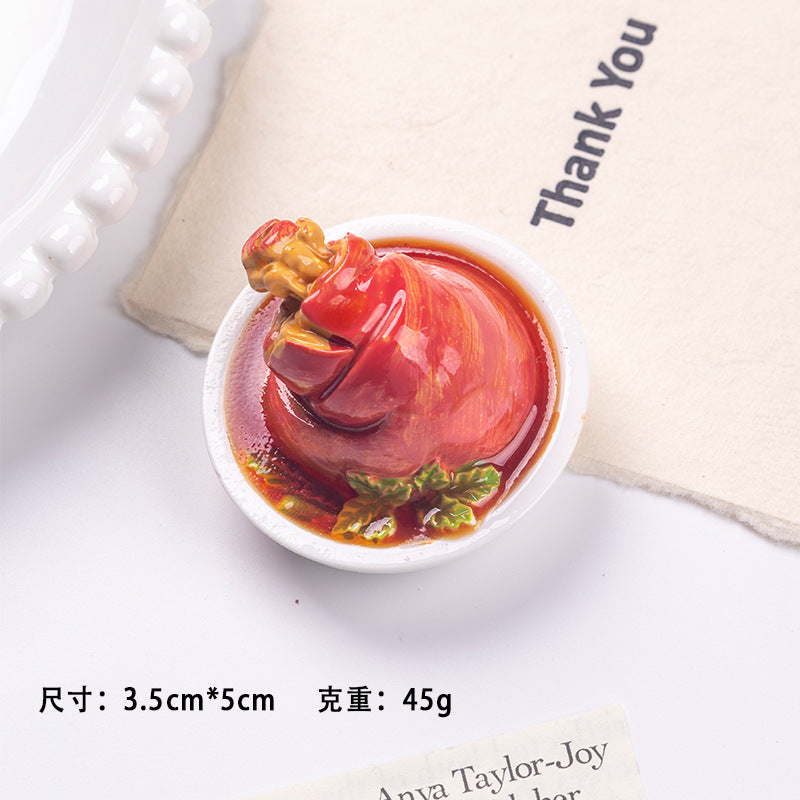 Wholesale Chinese Food Regional Cuisine Fridge Magnet