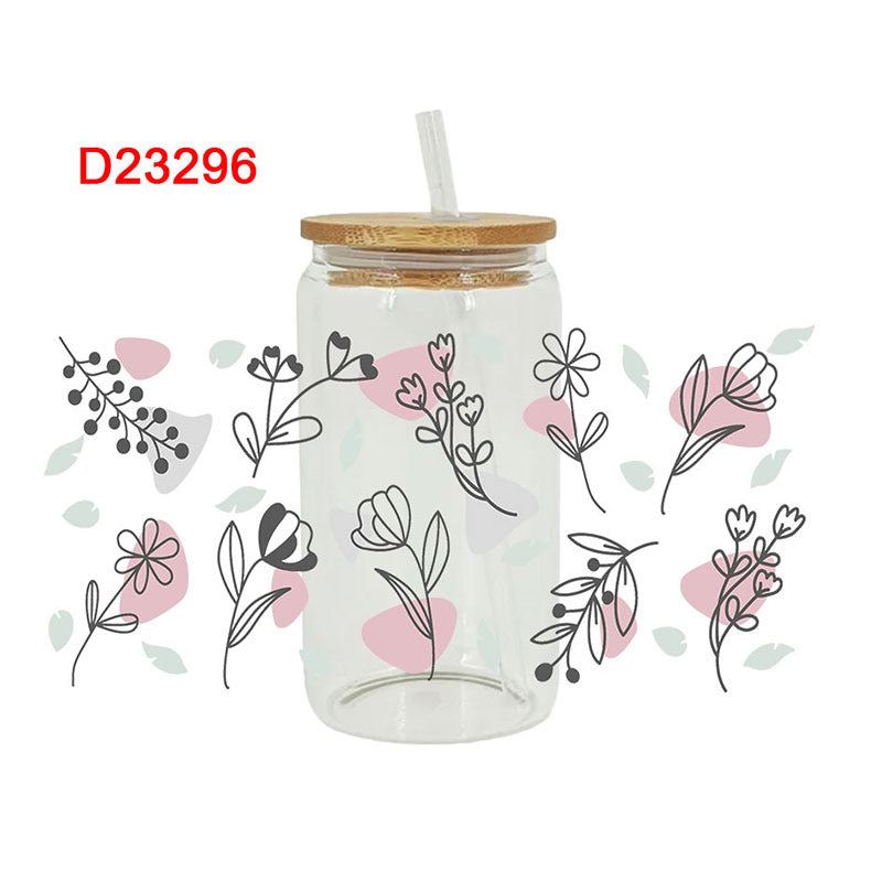 Wholesale UV Transfer Paste Glass Crystal Label Crystal Paste 16OZ UV DTF WRAPS