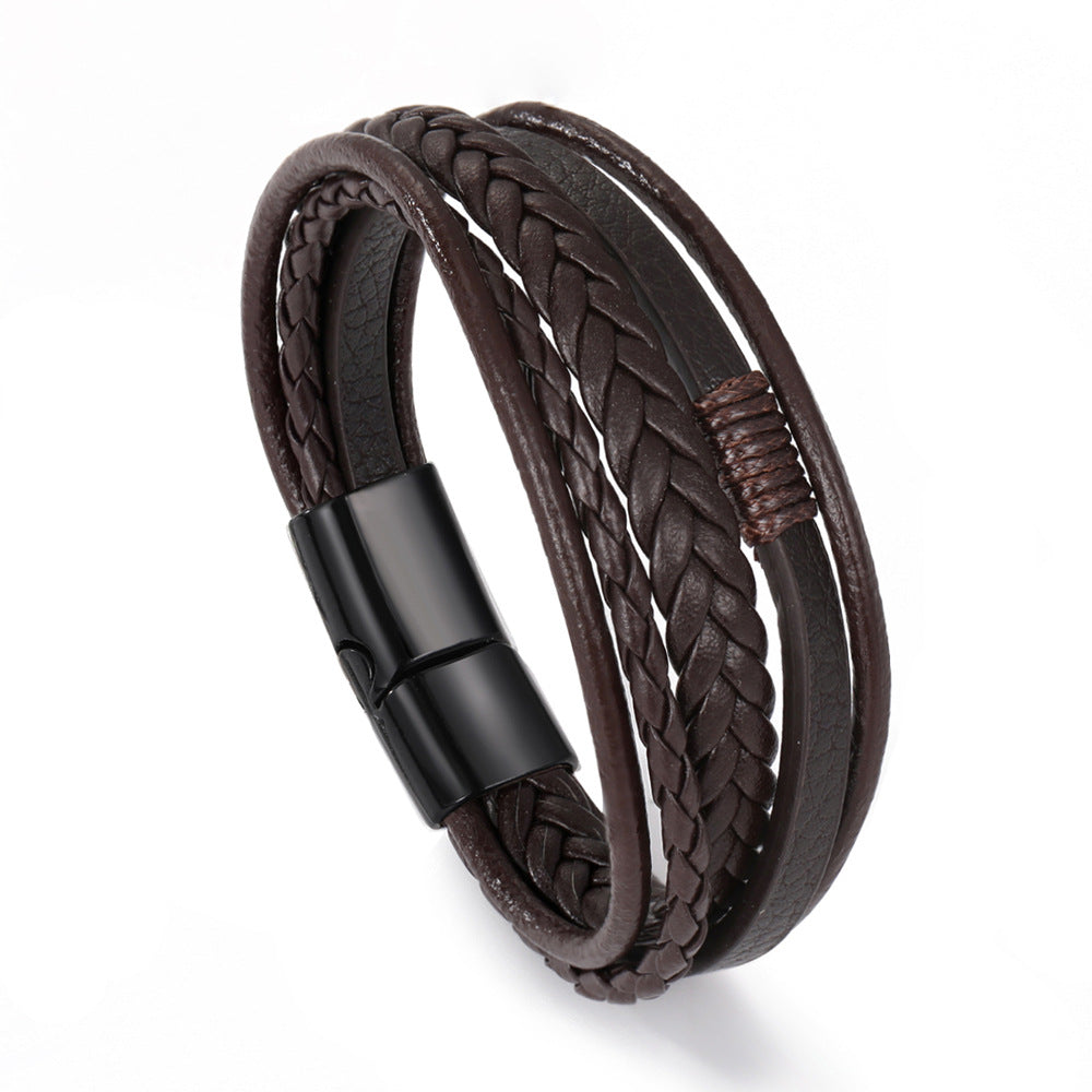 Wholesale Vintage Men's Leather Bracelet