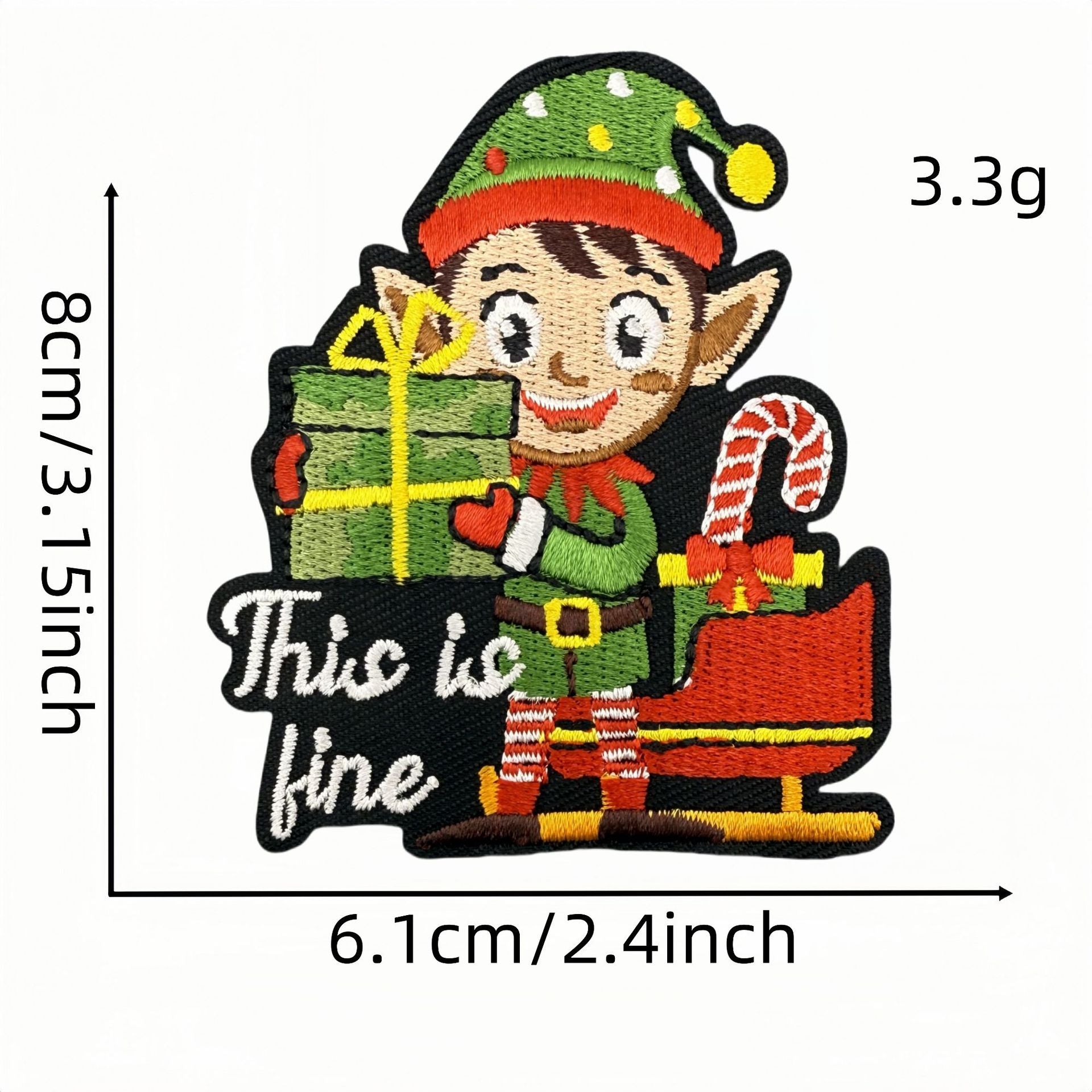 Wholesale  Embroidered Patch with Adhesive Embroidery