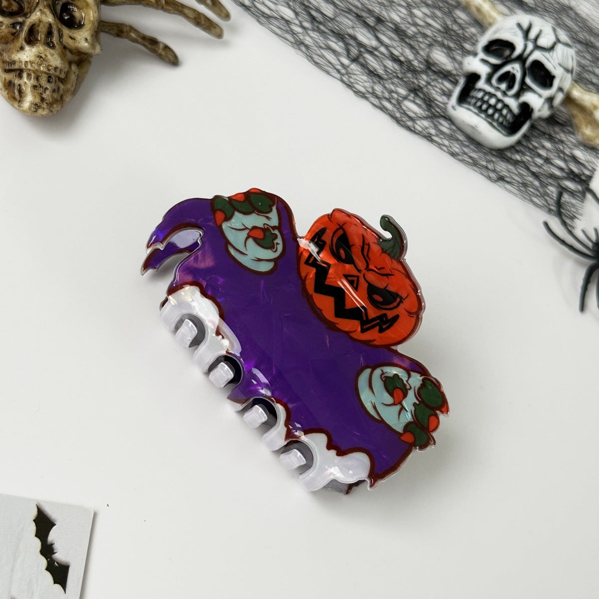 Wholesale New  Grab Clip Ghost Skull Hair Clip Shark Clip