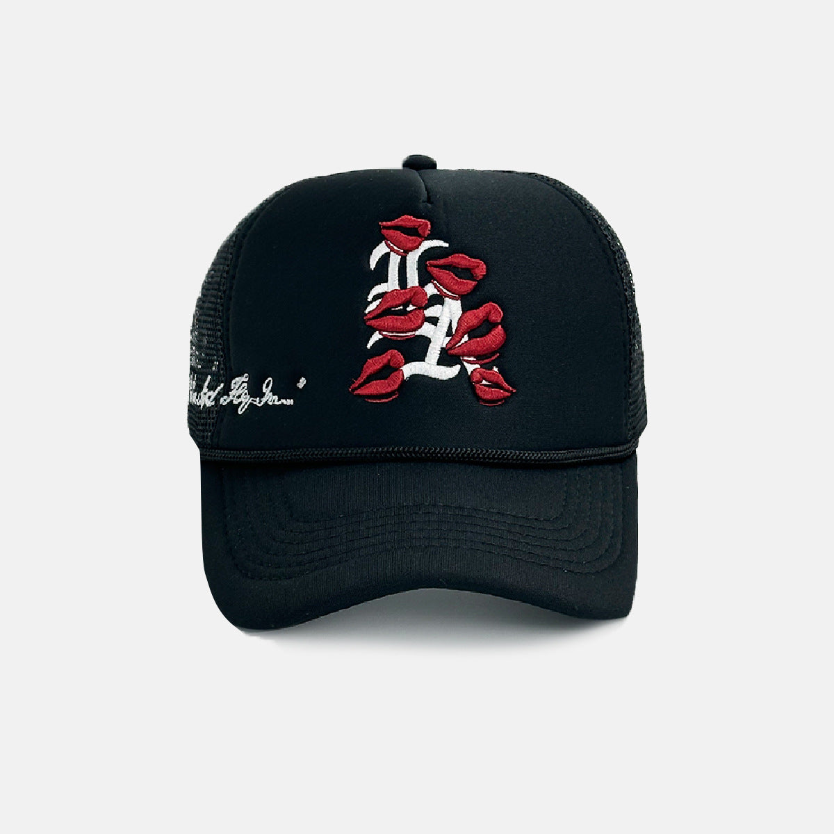 Wholesale  Trendy Brand Tooling Hip-hop Hat Letter Embroidery  GASSERVICE Truck Driver Street Retro Mesh Hat