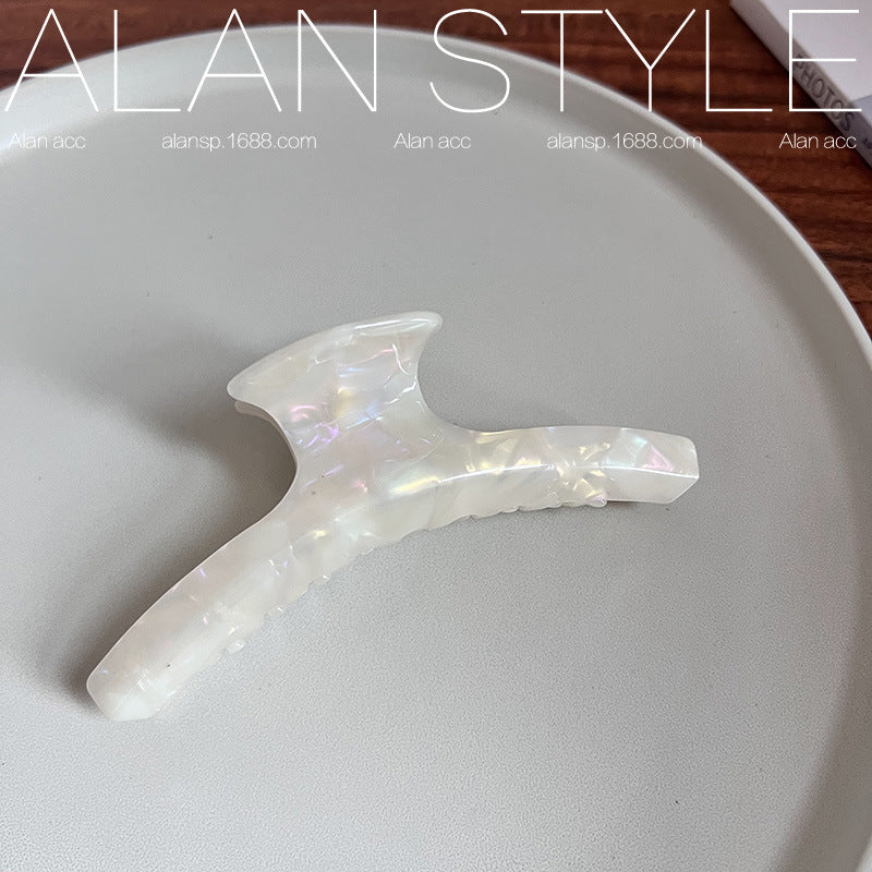 Wholesale French Acetate Curved Leopard Hair Clips