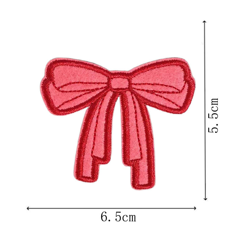 Wholesale Butterfly Embroidered Patches 16 Piece Set DIY Sew On Appliques For Bags Hair Clips Towels Crafting