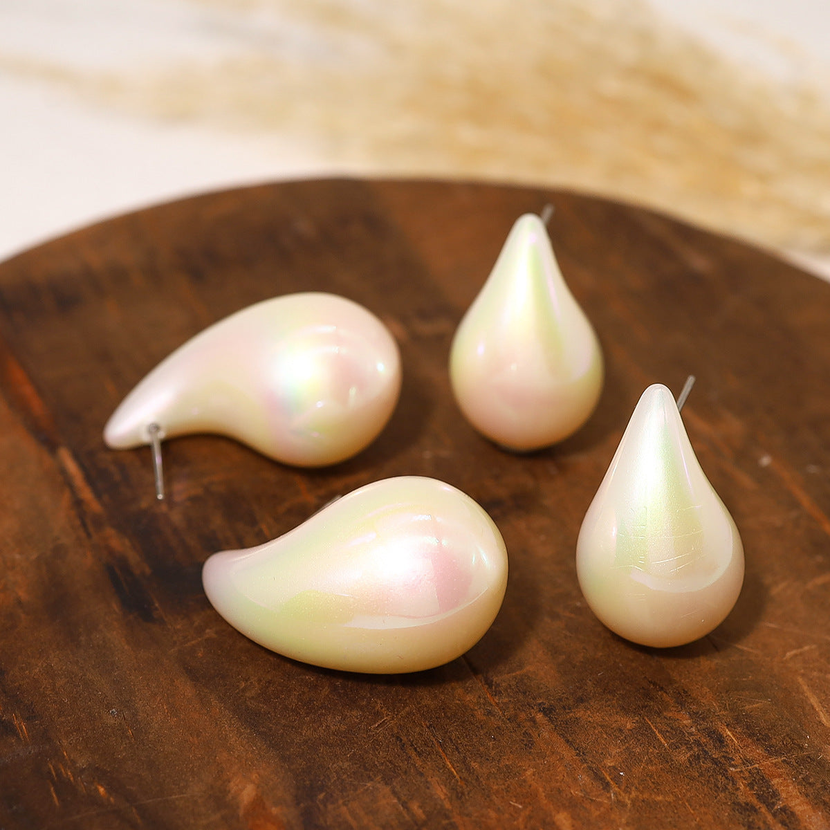 Wholesale Minimalist Water Drop Acrylic Earrings