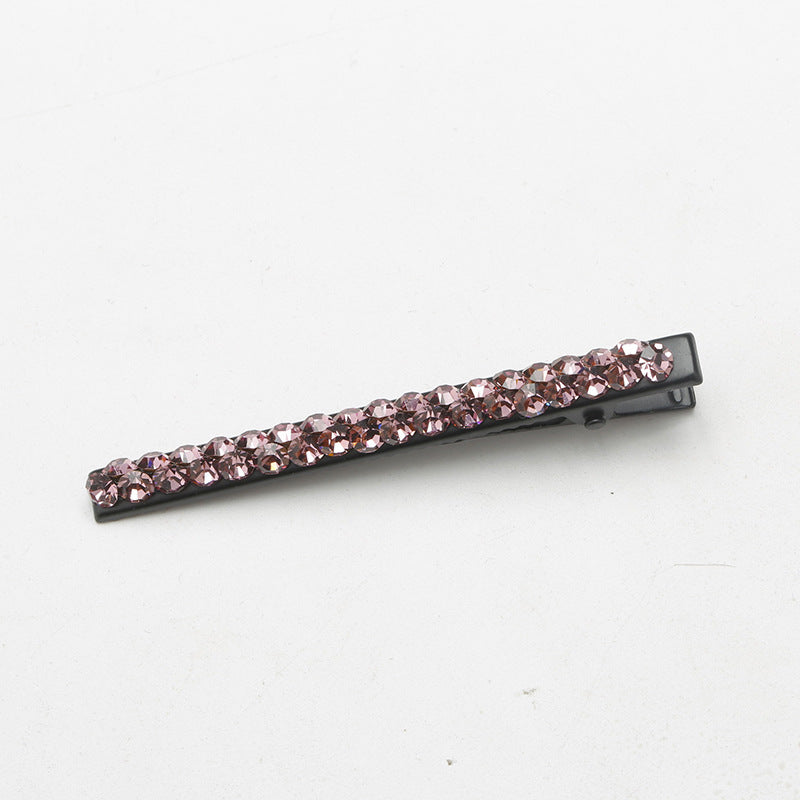Wholesale Rhinestone Side Hairpins Duckbill Clip for Broken Hair