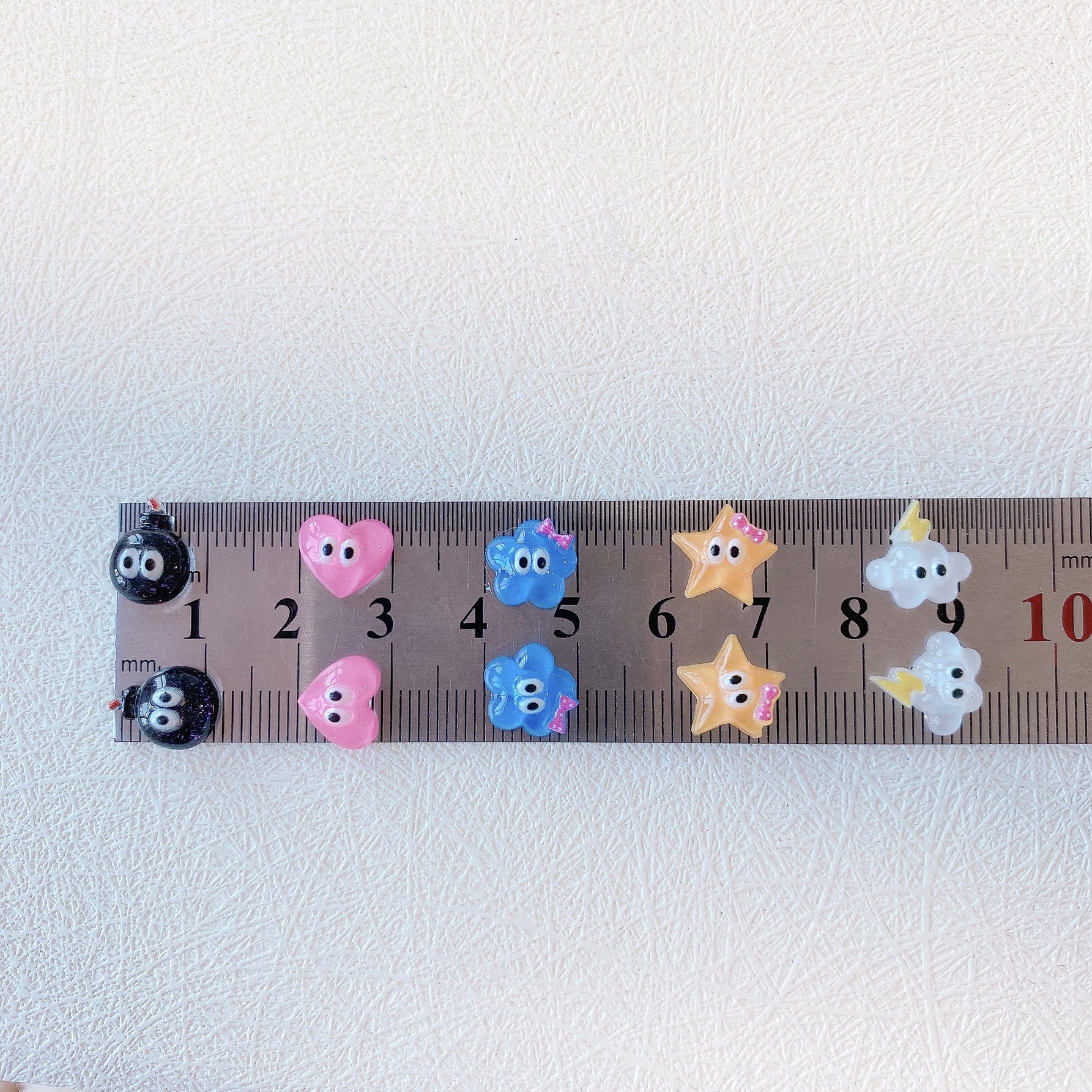 Wholesale 10PCS/Pack Cloud Star Resin Nail Stickers