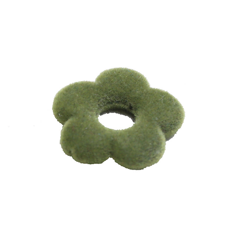 Wholesale of Retro Velvet Hollow Large Flower Bead Jewelry Materials