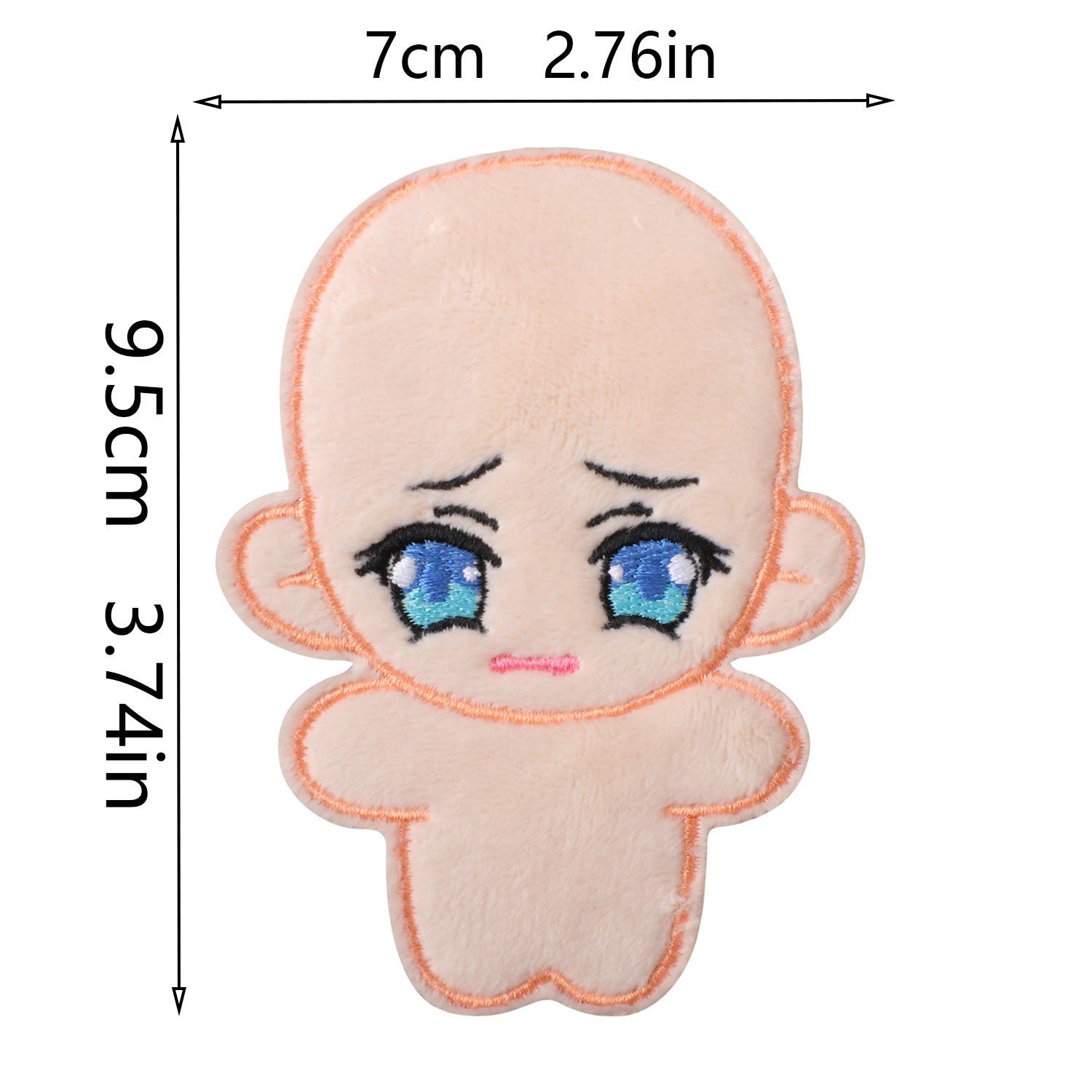 Wholesale 200 Sets Trendy Felt Doll DIY Embroidery Patch Kit For Clothing Decoration Boutique Craft Supply OLY Exclusive