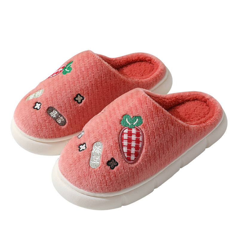 Wholesale Home Warm Non-slip Thick-soled Cotton Slippers