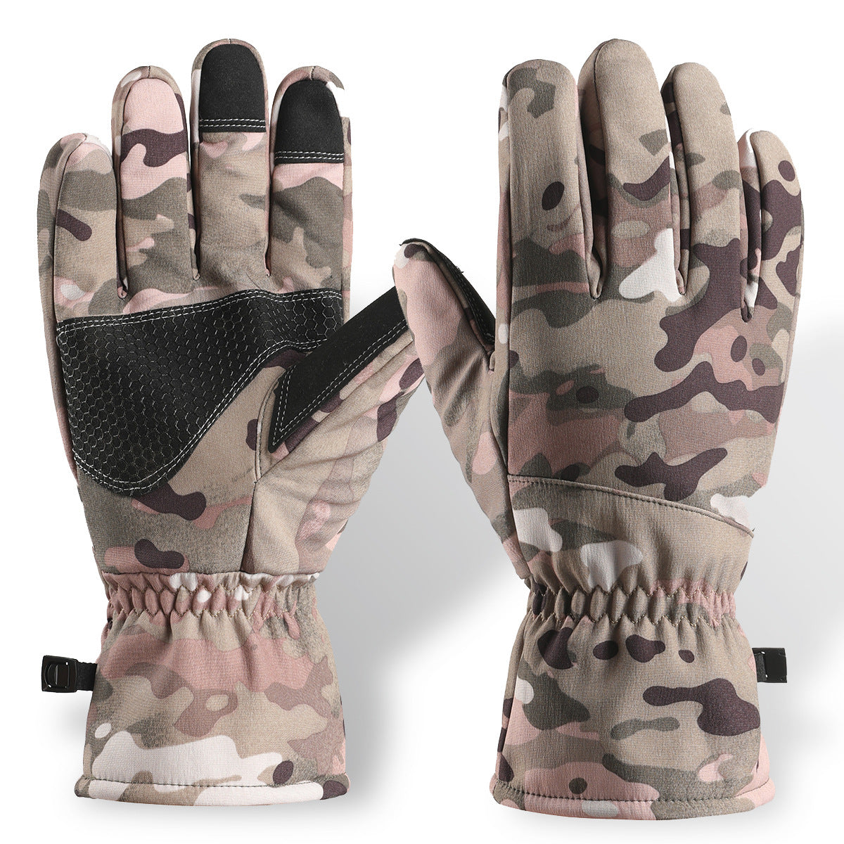 Wholesale Winter New Plush Thermal Cycling Polyester Glove