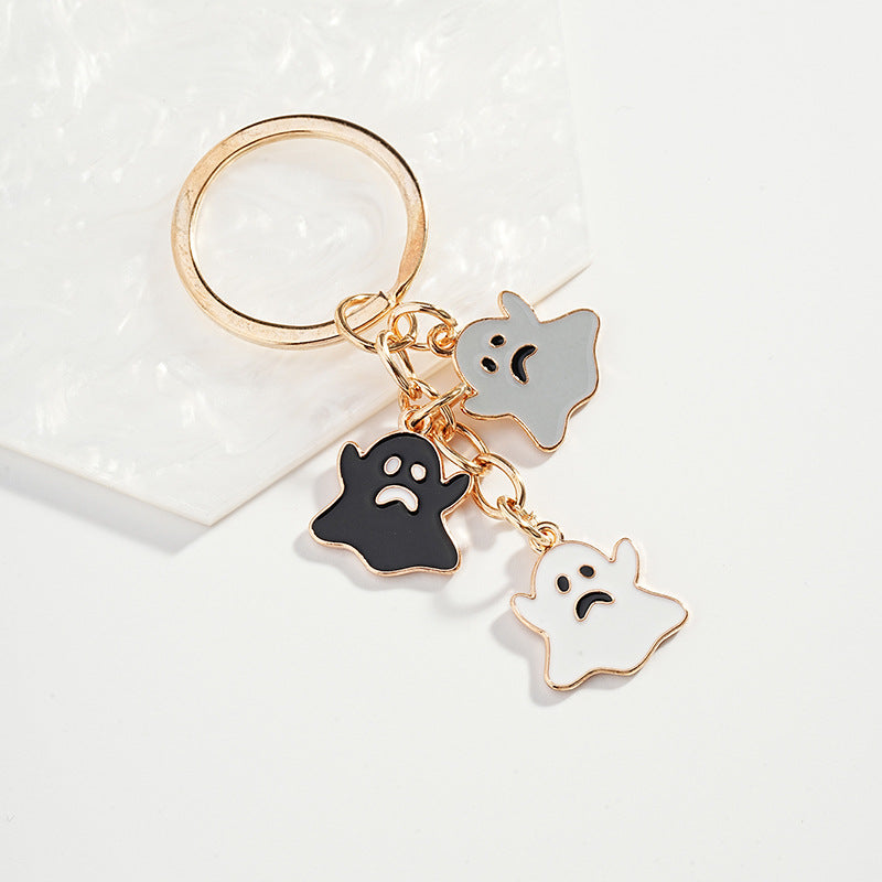 Wholesale Cartoon Ghost Stainless Steel Keychain