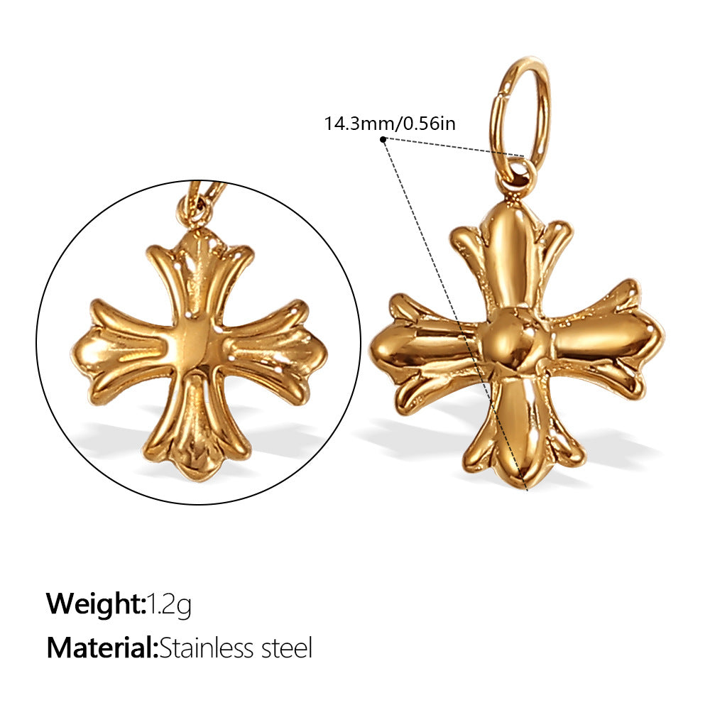 Wholesale Stainless Steel Cross Pendant Necklace