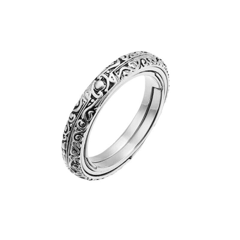 Wholesale Silver Astronomical Ball Pendant Deformable Ring