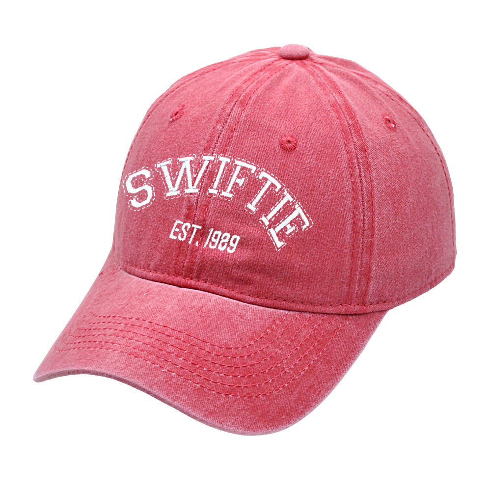 Wholesale Taylor Swift Embroidered 1989 Letters Vintage Baseball Cap