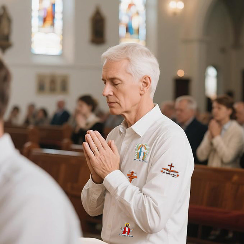 Wholesale Faith Letter Series Embroidered Fabric Patch with Cross  DIY Patches