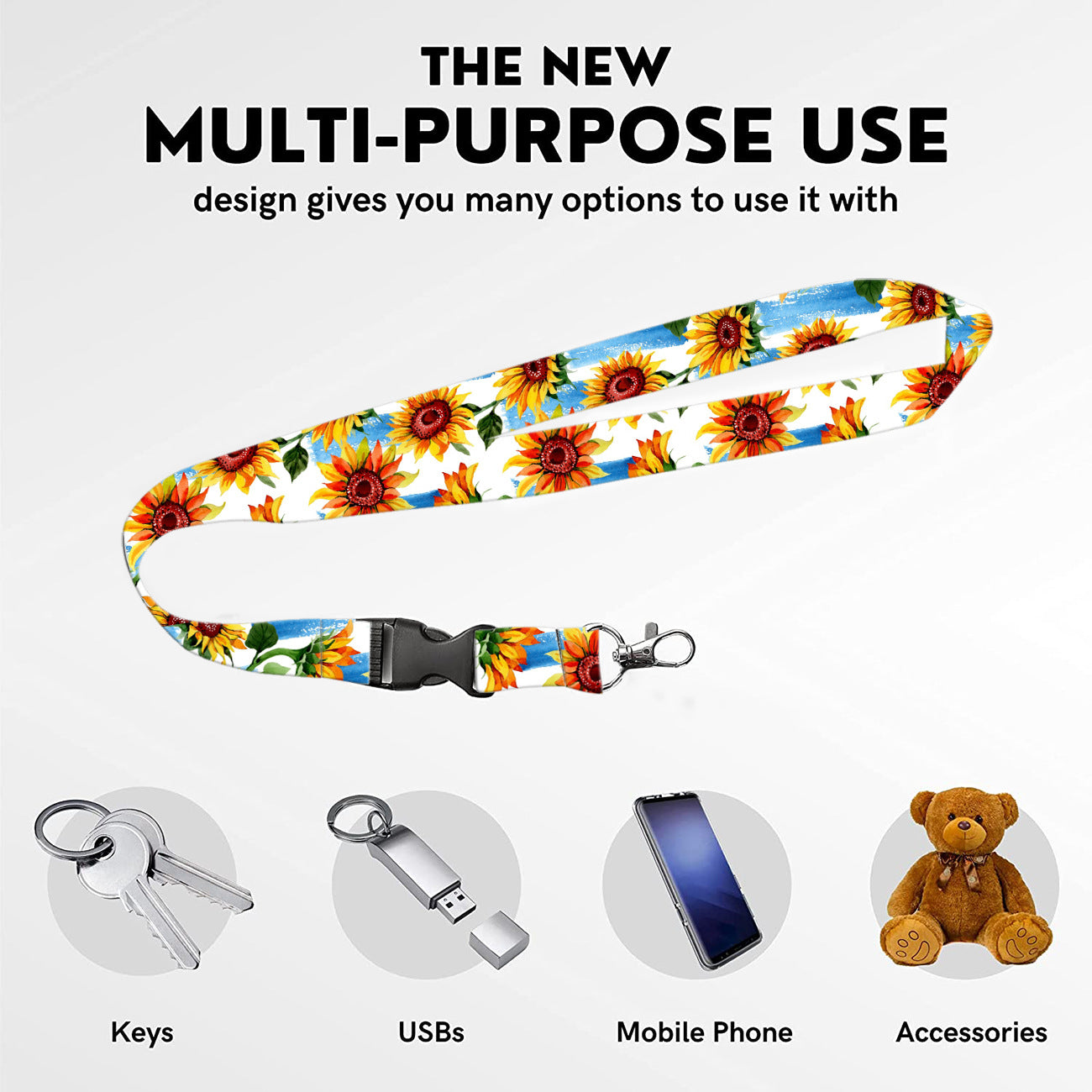 Wholesale Flower Zinc Alloy Keychain