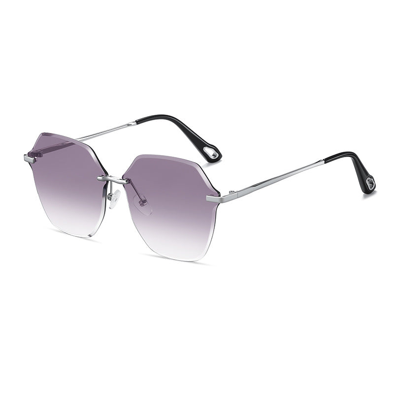 Wholesale Frameless gradient sunglasses for women