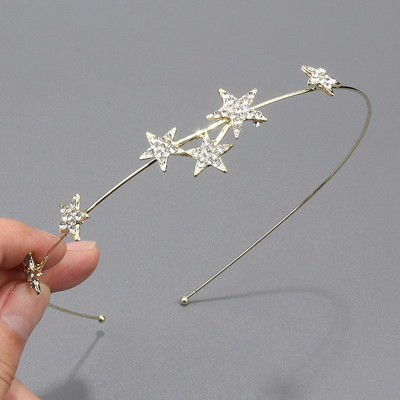Wholesale Korean style high-end niche leaf flower headband