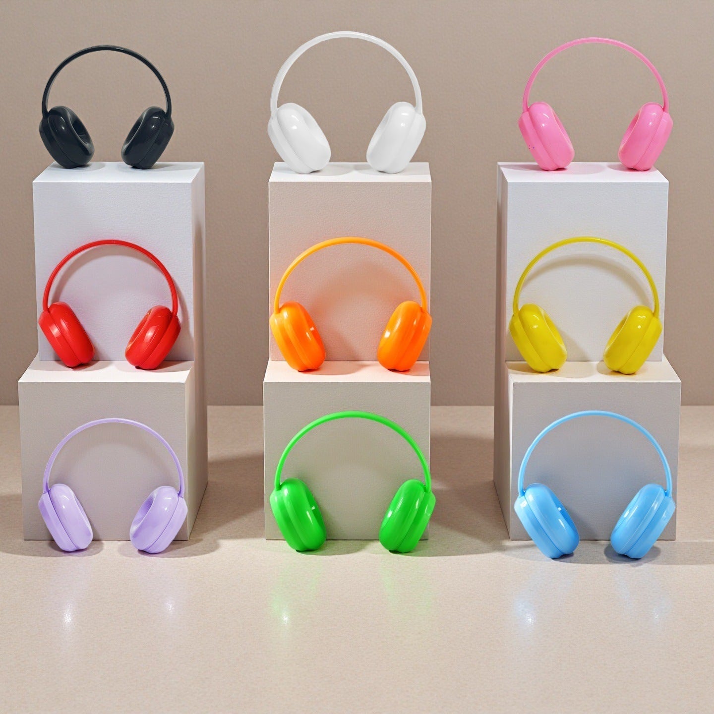 Wholesale 20pcs Colored Headphones Doll Accessories