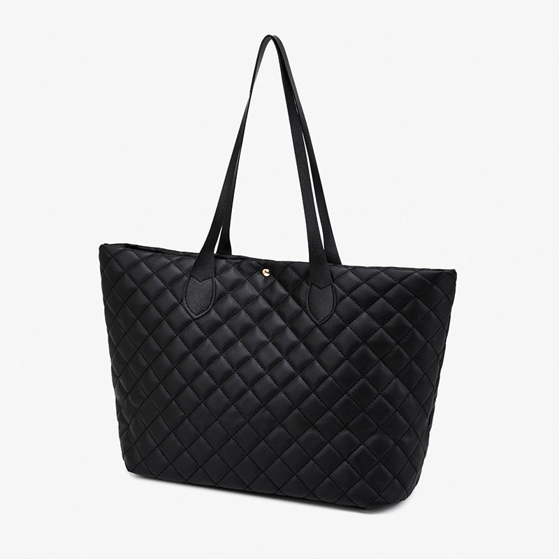 Wholesale PU Large Capacity Lingge One Shoulder Handbag