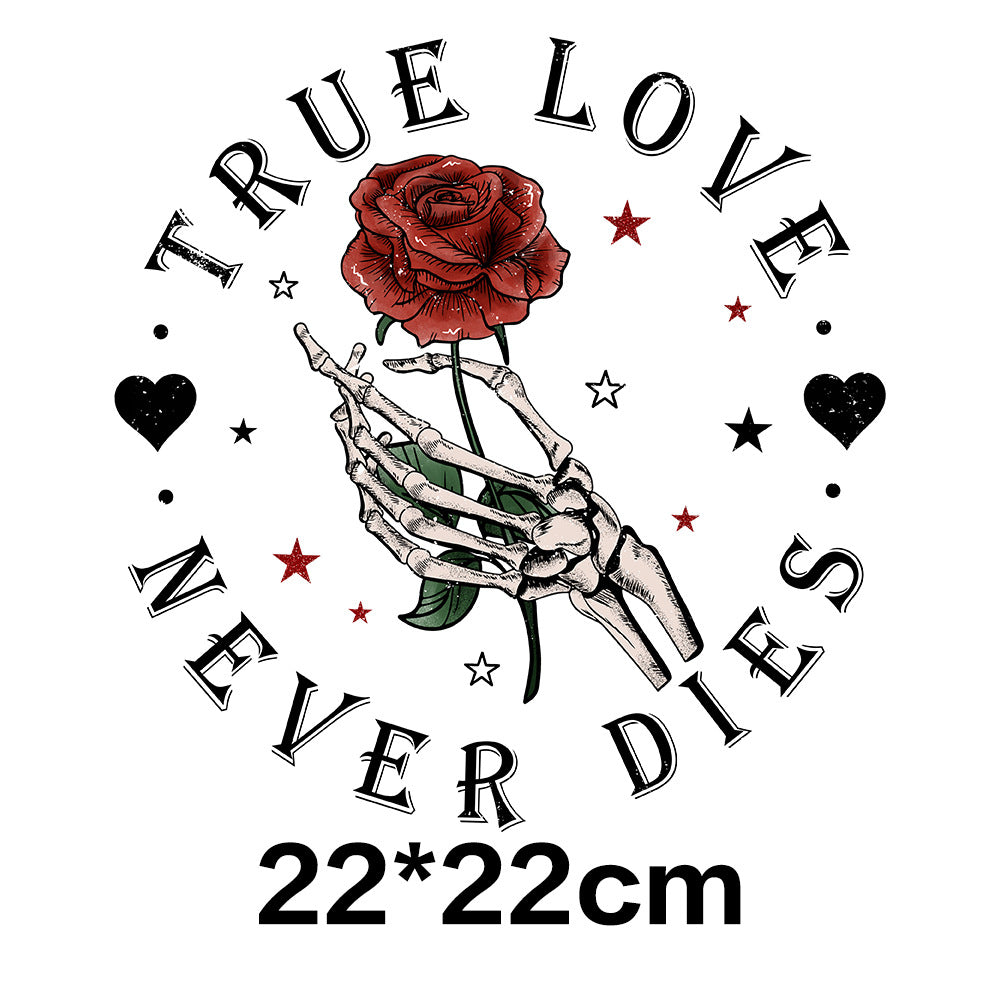 Wholesale Skeleton Valentine' s Day UV DTF Ready To Press Transfers Wraps