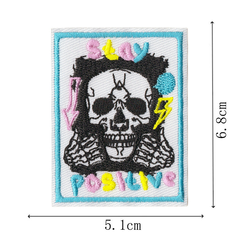 Wholesale Chic Embroidered Animal Patches 50 Pack Cute Duck Cat Fox Sew On Badges For ets Bags DIY Craft Accessory