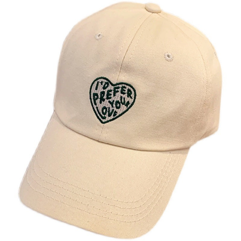 Wholesale Fashionable Versatile Sun Shade Love Pattern Baseball Hat