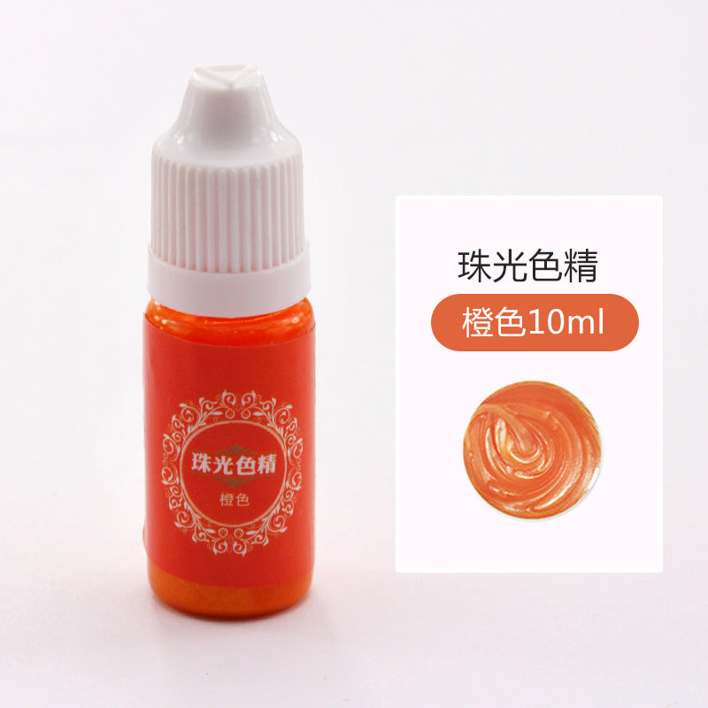 Wholesale 24 Color Pearl Pigment Crystal Dropper UV Resin Pigment Does Not Precipitate and Has A Full Color DIY Handmade Material