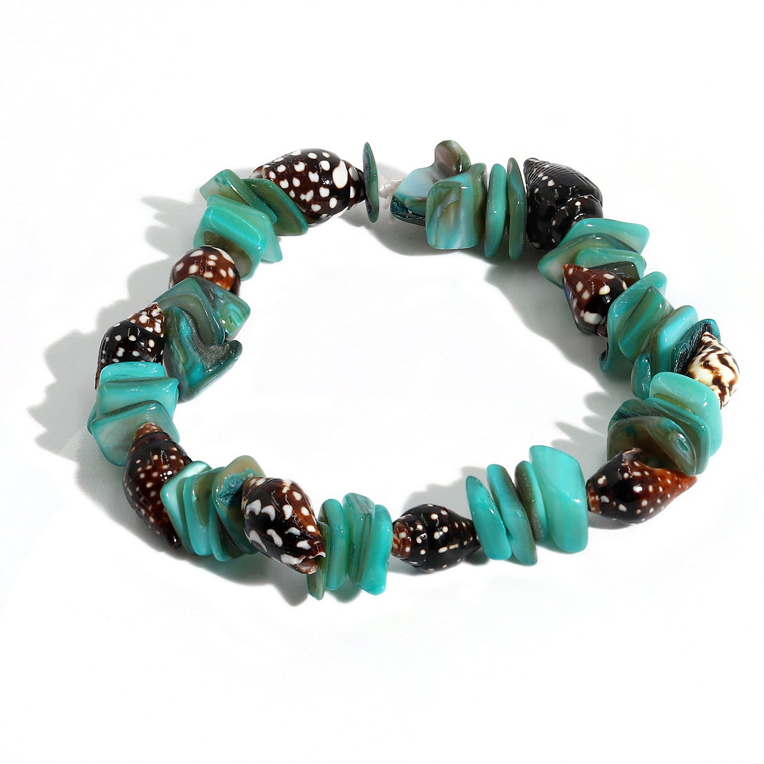 Wholesale Ethnic Style Natural Gravel and Shell Bracelet