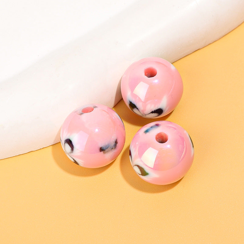 Cuentas de patrón de resina de resina de 100 piezas al por mayor