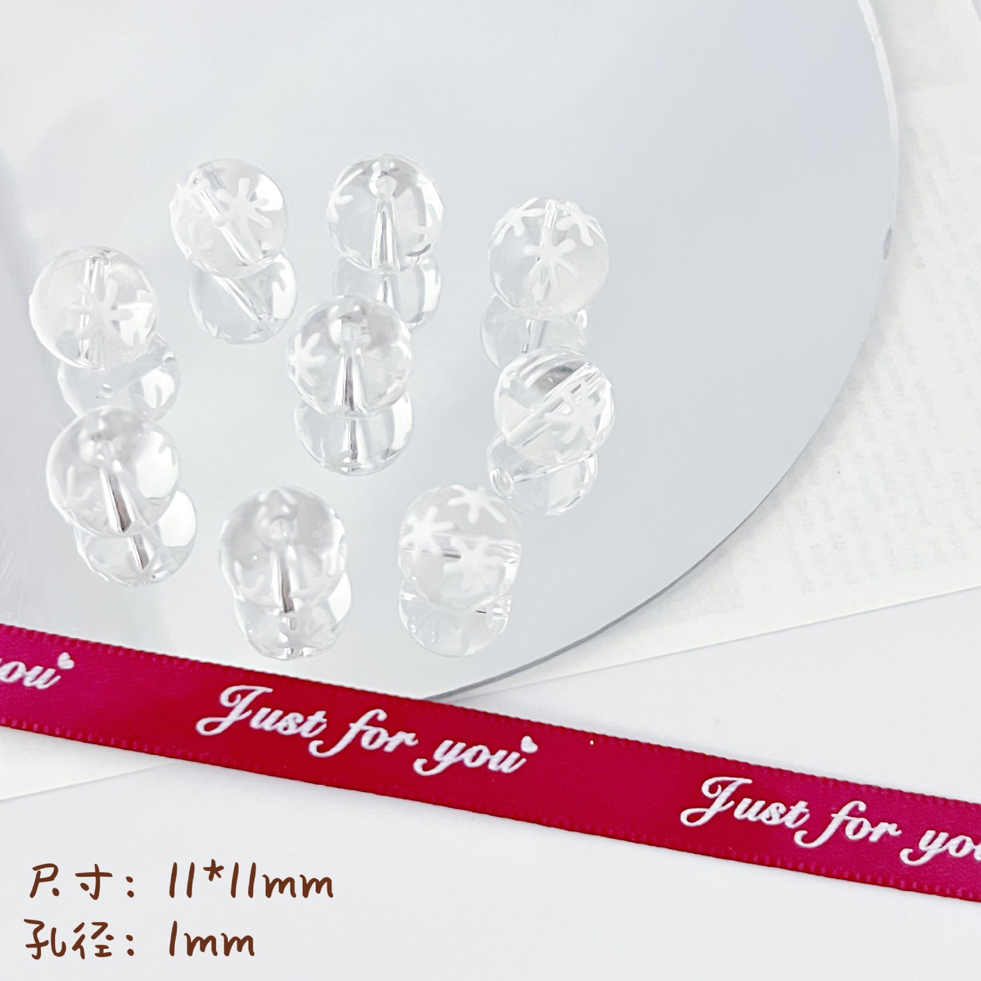 Wholesale 10pcs Santa Claus Snowflake Christmas Series Beads