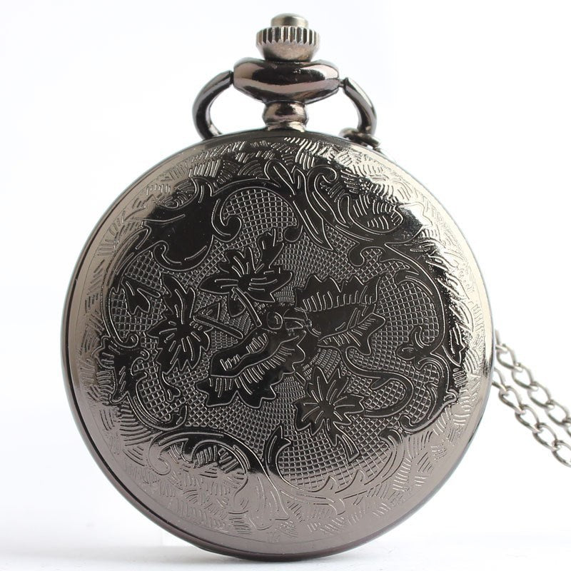 Wholesale Roman numeral black retro pocket watch
