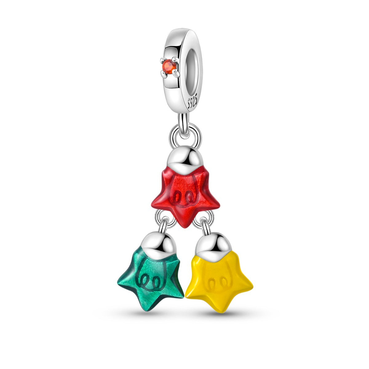 Wholesale Christmas Snowflake Christmas Tree Bell Sock Charms
