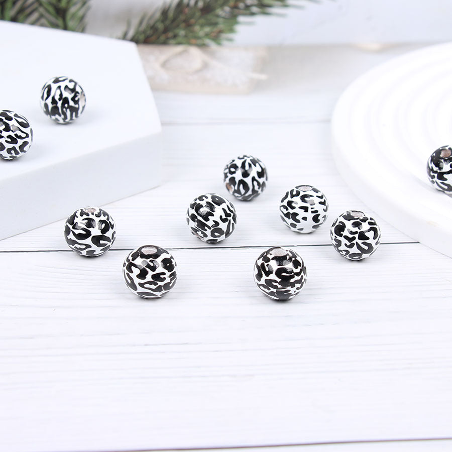 Wholesale 20pcs Animal Loose Bead Hemp Rope Tassel Wood Bead Skewers