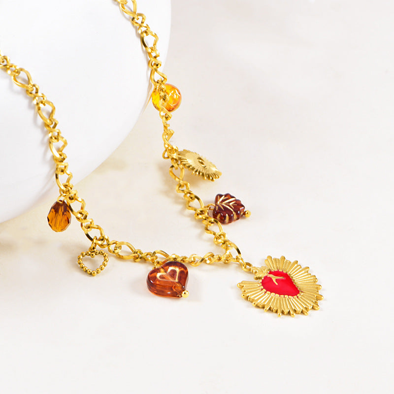 Wholesale  love temperament thick necklace