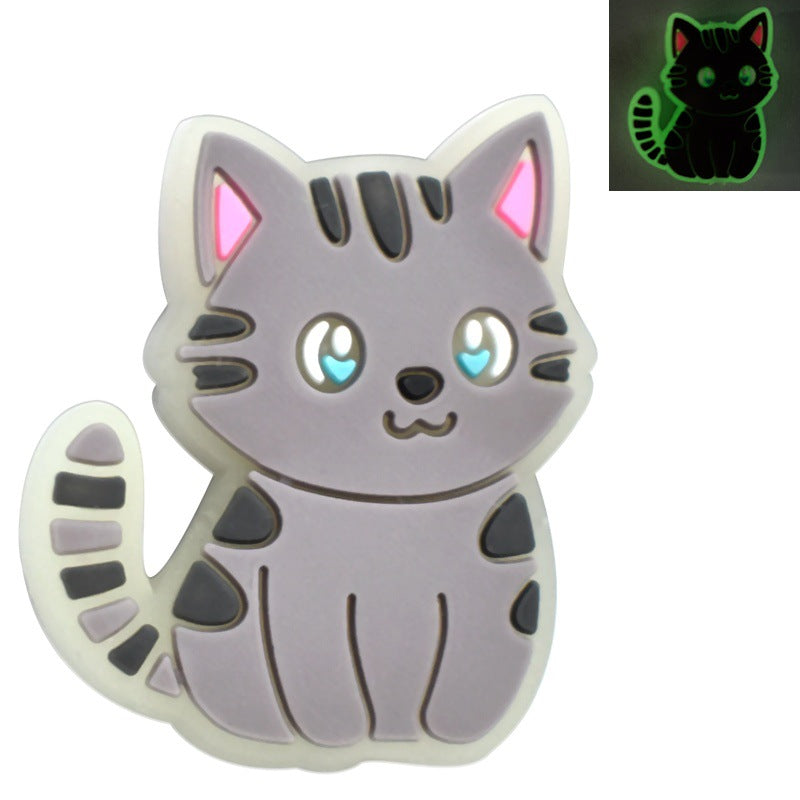 Wholesale Random 100pcs/pack  Glow-in-the-dark cartoon multi-functional beaded   Focal Beads