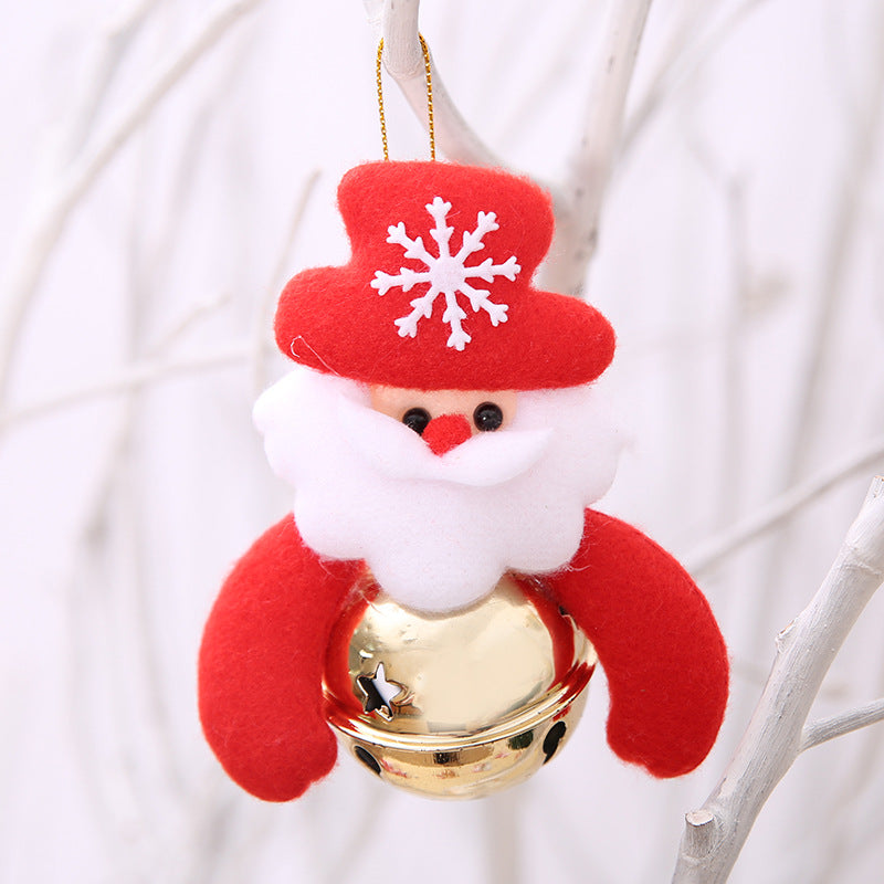 Wholesale Christmas Tree Decoration Accessories Santa Claus Snowman Doll Pendant