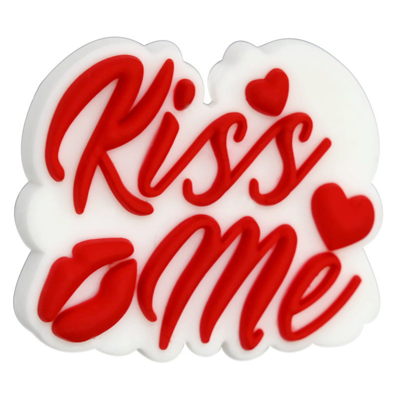 Wholesale  Random  100pcs/pack Valentine' s Day Beads Focal Beads