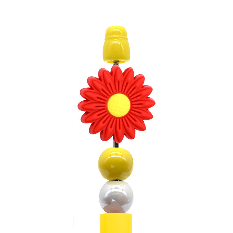 Wholesale Random 100pcs/pack  Cartoon Butterfly Flower Beads Focal Beads