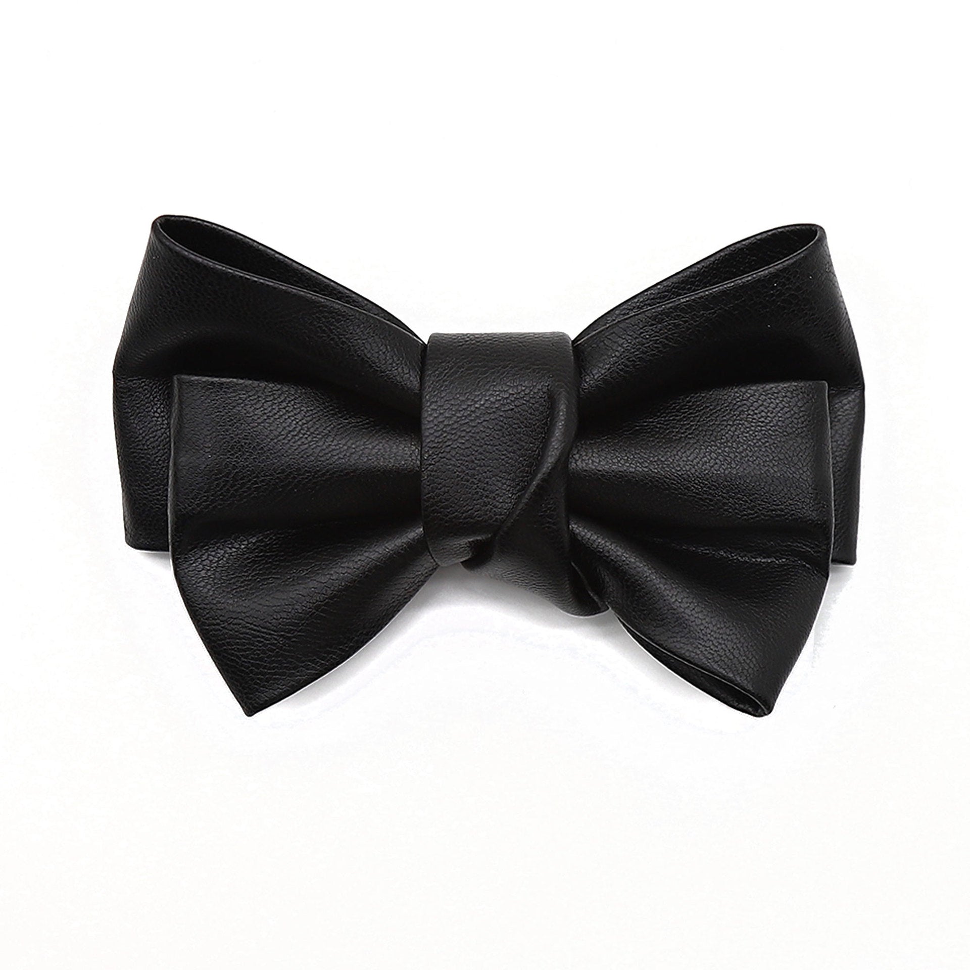 Wholesale Leather bow hair accessories hairpin girls'  hairpin