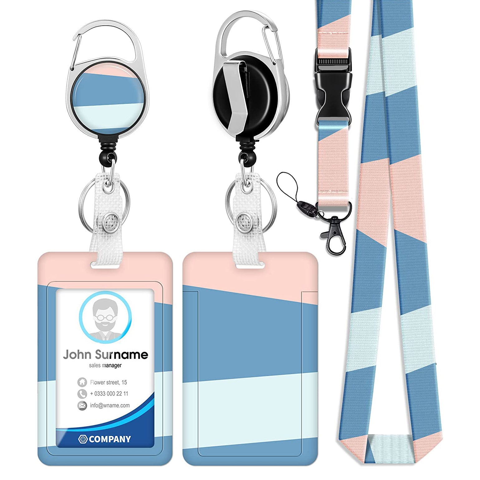 Llavero de poliéster de mármol de mármol al por mayor