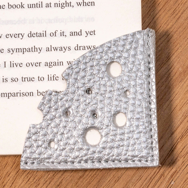 Wholesale Cheese Leather Bookmarks