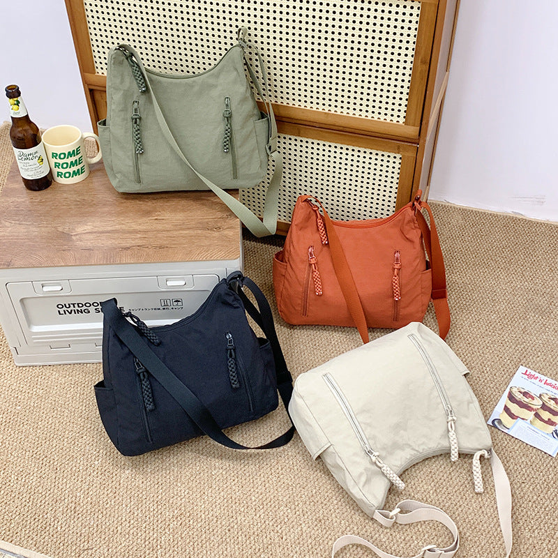 Wholesale Nylon bag Korean lazy style messenger bag large capacity commuter shoulder bag