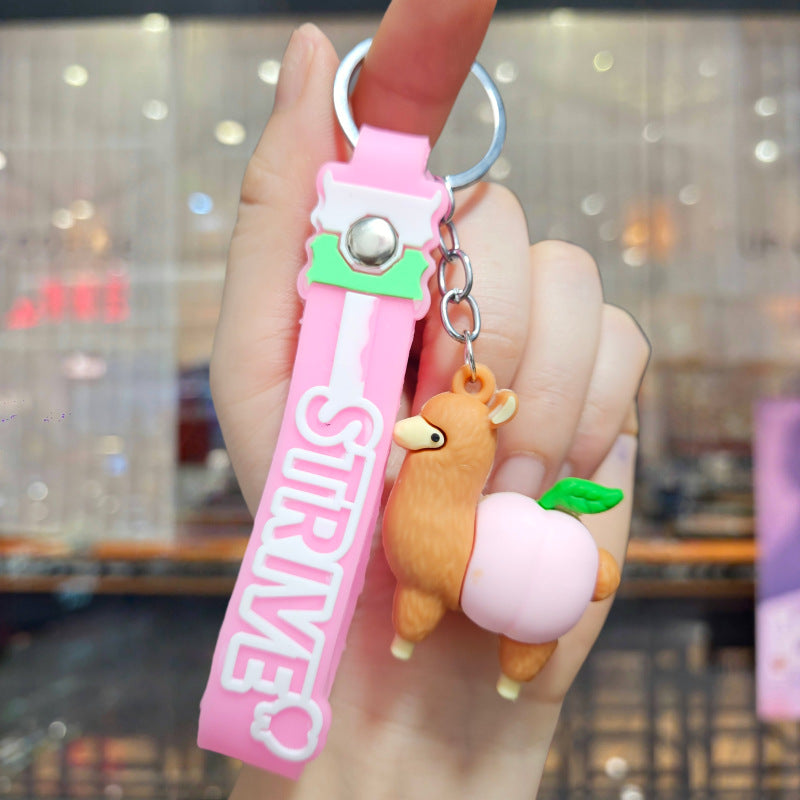 Wholesale Cute cartoon diverse animal Cute Keychain OLY Exclusive