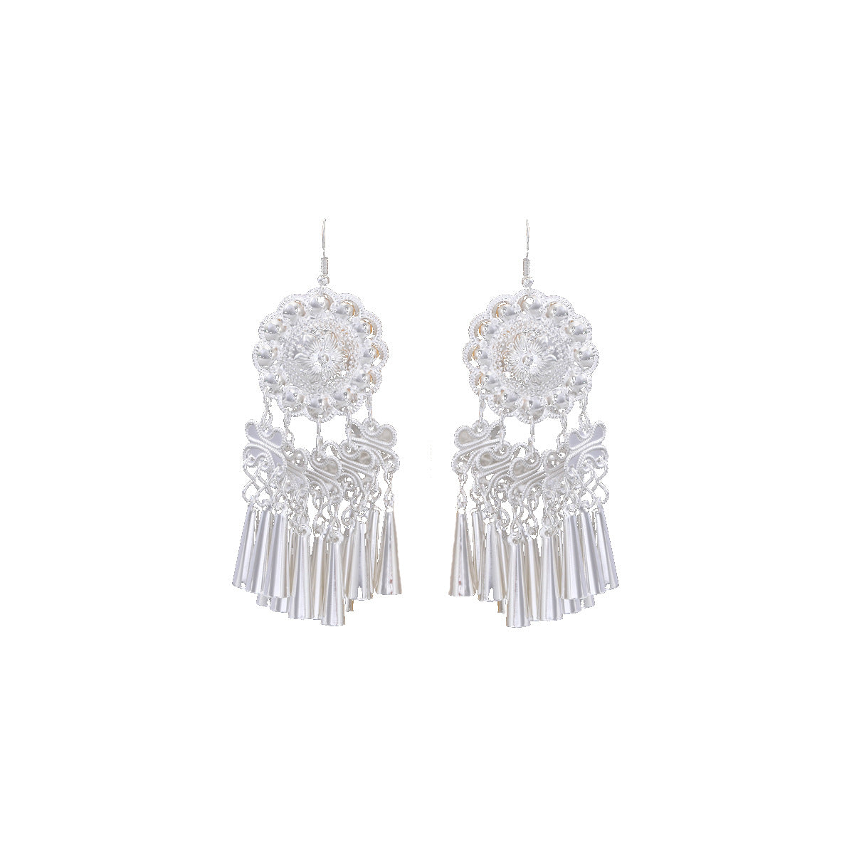 Wholesale Long tassel ethnic minority earrings