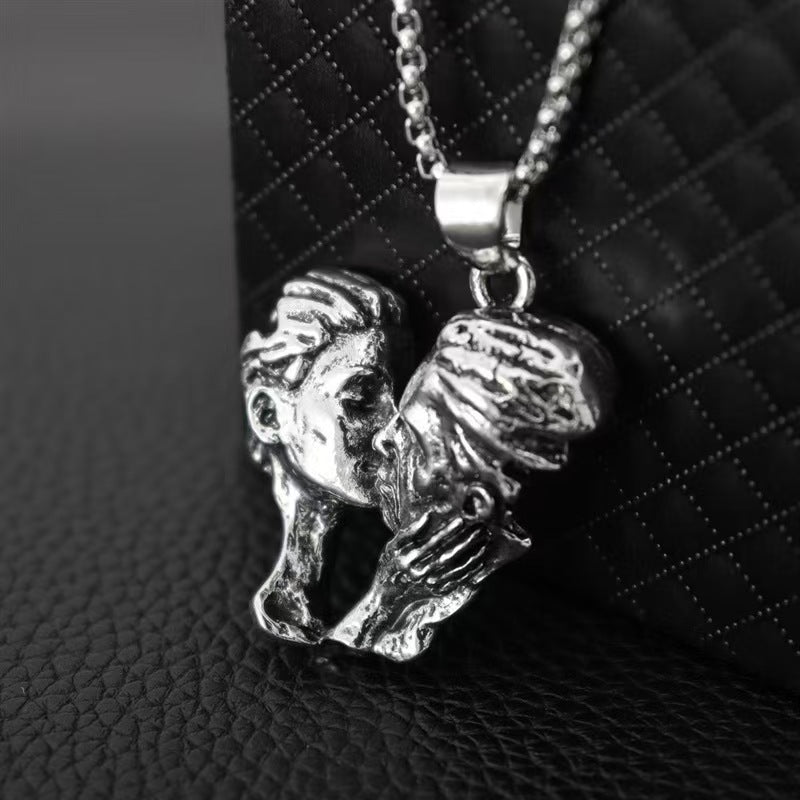 Wholesale Vintage Eagle Wings Alloy Pendant Necklace