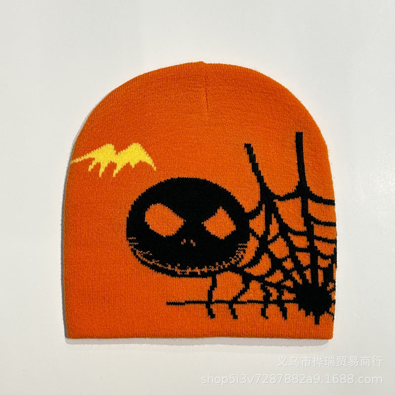 Wholesale Halloween Party Pirate Skull Acrylic knitted hat