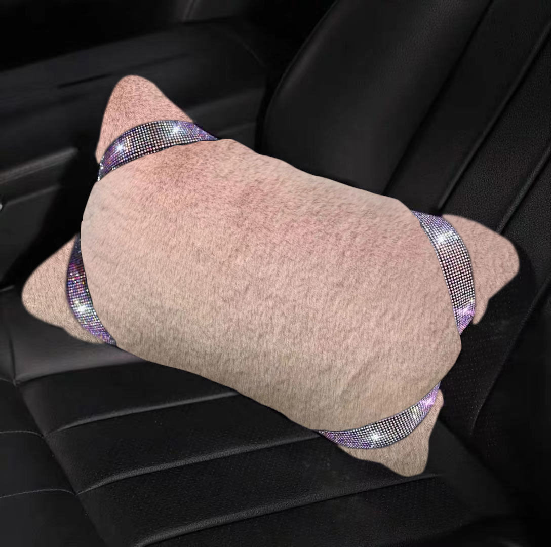 Wholesale Winter Plush Steering Wheel Cover with Diamonds