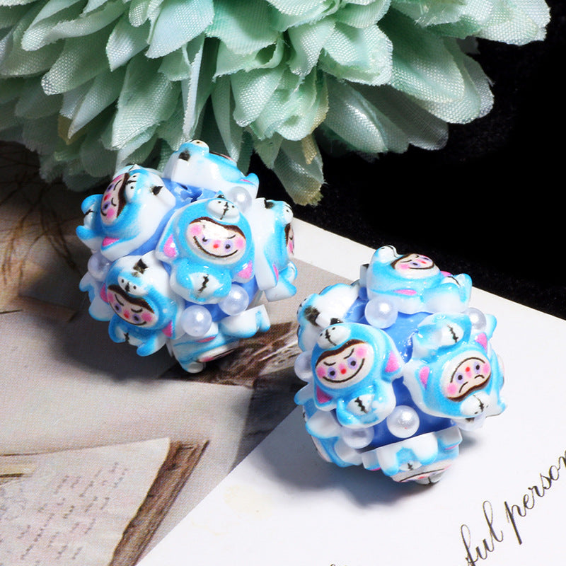 Wholesale 10pcs Cute cartoon Beads